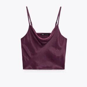 Zara Eggplant Camisole - Medium